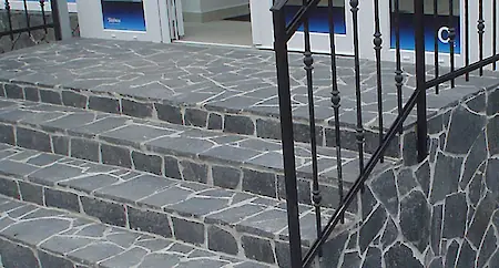 Bild in der Bildergallerie zu Basalt-Polygonalplatten