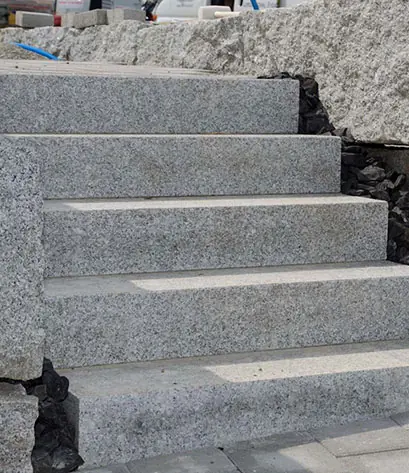 Leistung Granit Blockstufen