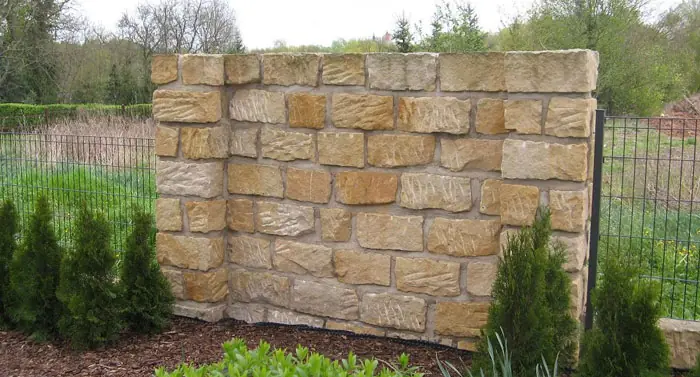 Leistung Sandstein Mauersteine