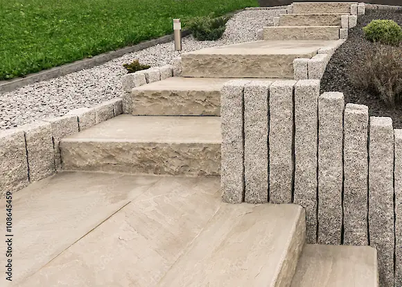 Leistung Sandstein Palisaden